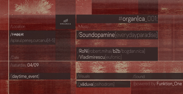 #organica_001: DaylightStories with @Soundopamine[live] | @RoNi | @Vladimirescu