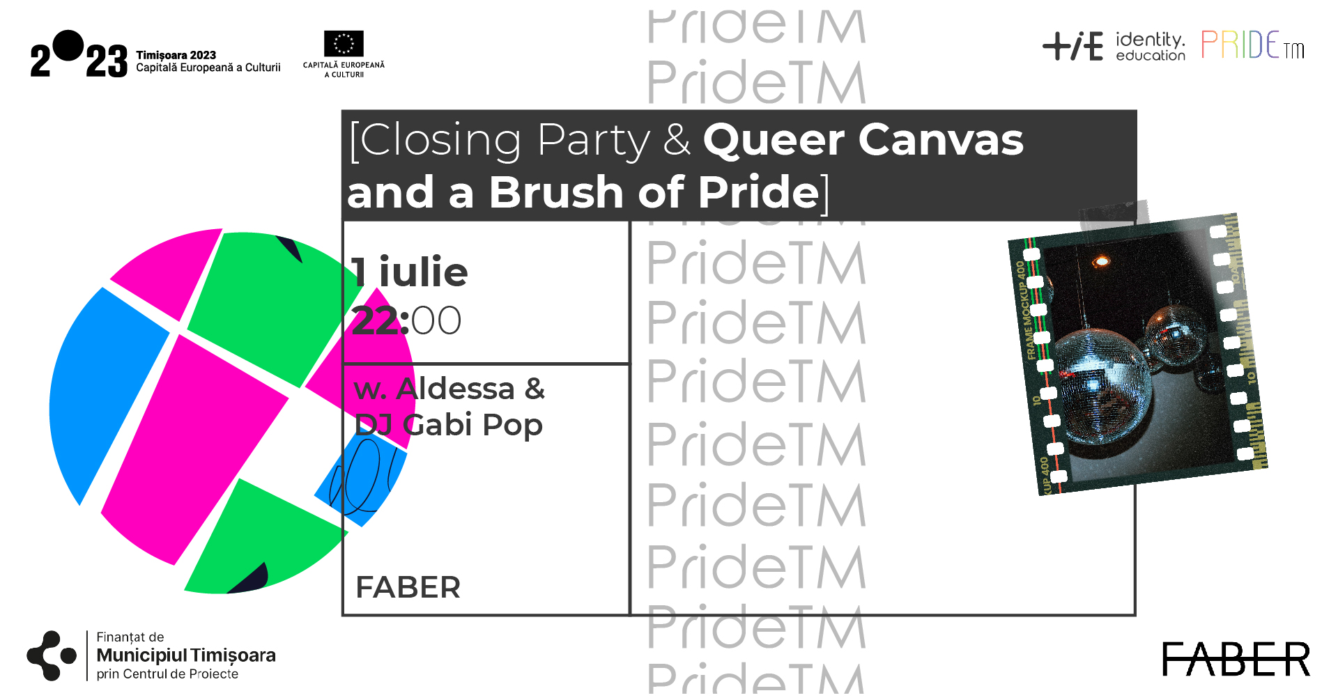 [Pride TM] Closing Party & Queer Canvas and a Brush of Pride