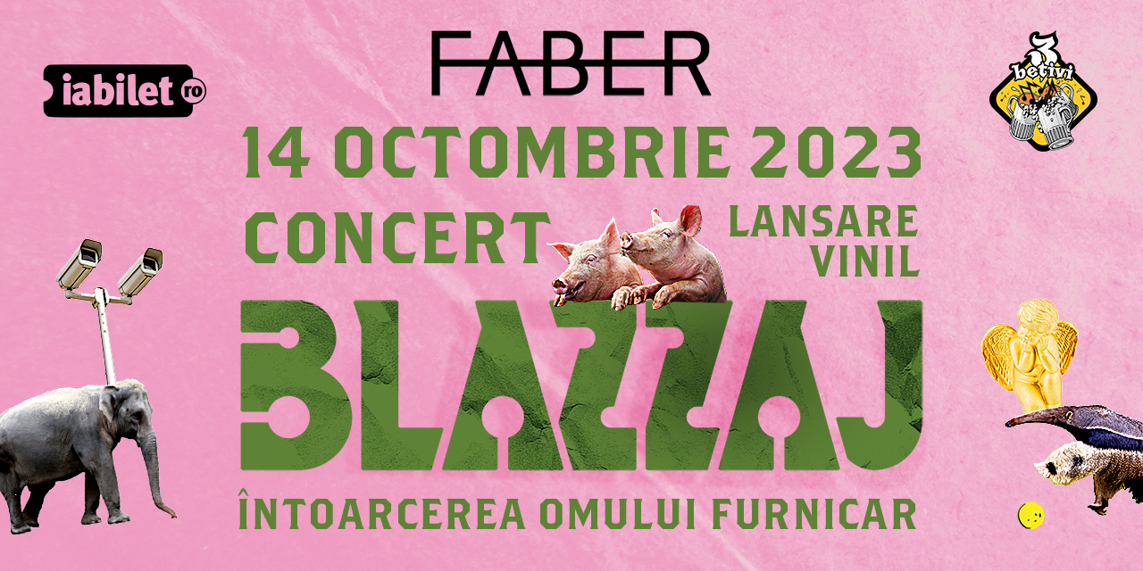Concert Blazzaj. The release of the album ”Întoarcerea Omului Furnicar”