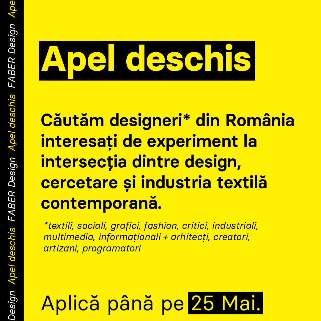 Open call FABER Design